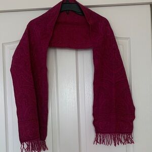 Vintage Banana Republic Deep Pink Scarf